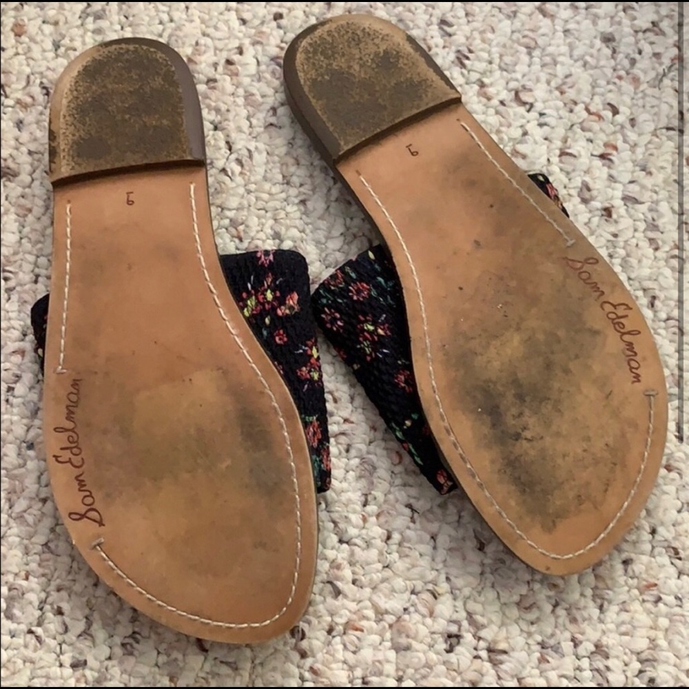 Sam Edelman Floral Sandals - Picture 2 of 2